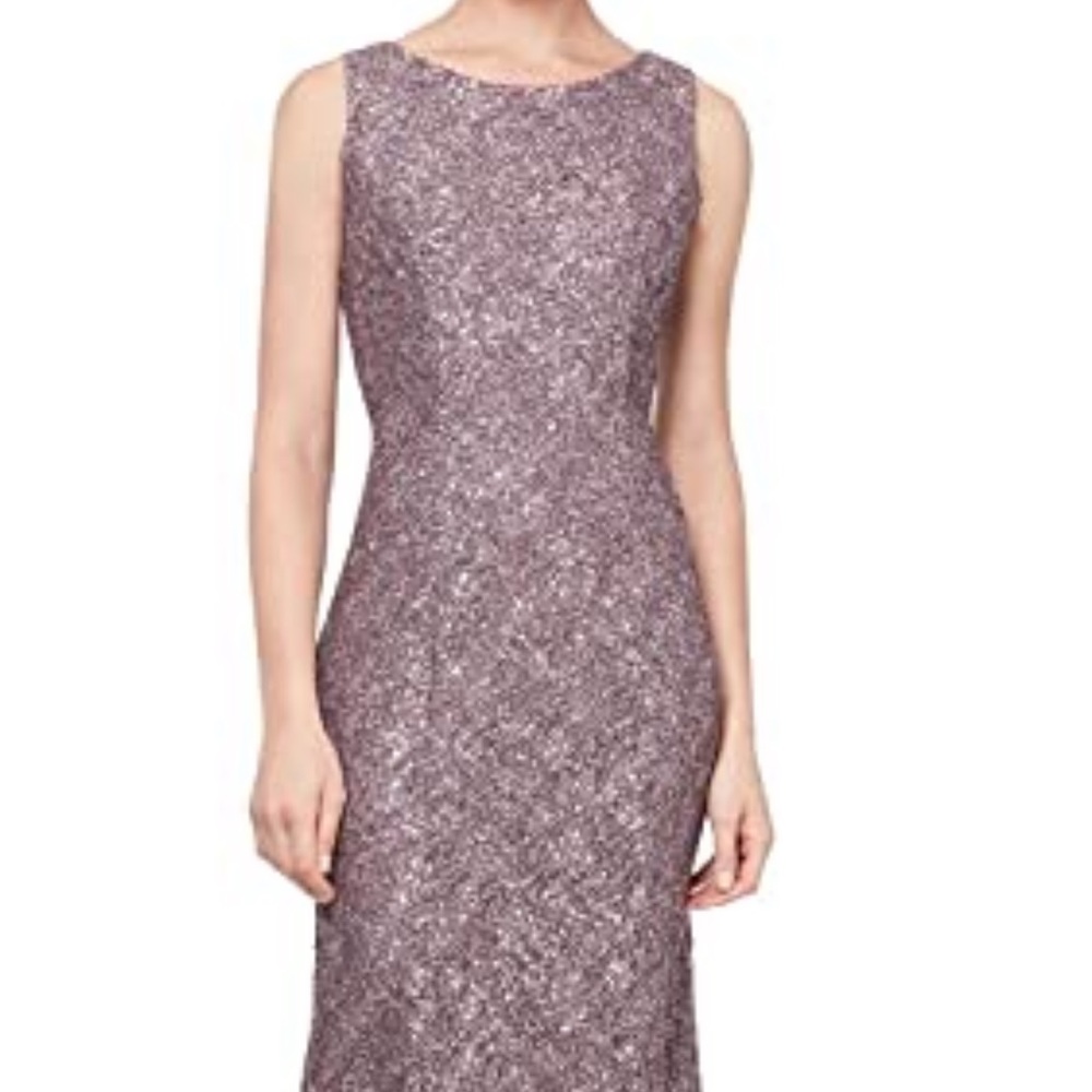 Sequin Lace Dress by Ignite Evenings - Picture 2 of 11